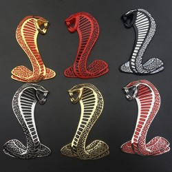 3D Cobra - Metall Emblem - Autoaufkleber