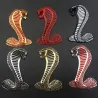 3D cobra - metalen embleem - autostickerStickers