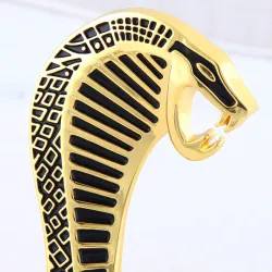 3D cobra - metalen embleem - autostickerStickers