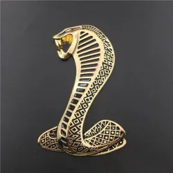 3D cobra - metalen embleem - autostickerStickers
