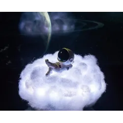 Cloud & astronaut - nachtlampje - regenboogeffect - LED - USBVerlichting