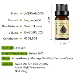 Geur aromatherapie olie - diffuser - massage - bad - 10ml - 16 stuksParfum