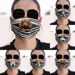 Gesichts- / Mundschutzmaske - wiederverwendbar - Hundedruck