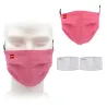 Reusable face mask - with 2 filters - washable - breathableMondmaskers