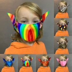 Beschermend mond- / gezichtsmasker voor kinderen - herbruikbaar - elforenMondmaskers
