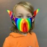 Protective mouth / face mask for kids - reusable - elf ears