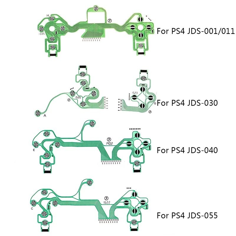 PS4 Dualshock 4 Pro Slim Controller - Ersatztasten - Farbbandplatine - leitende Folie - Flexkabel