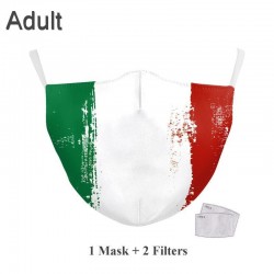 Mond / gezicht beschermend masker - PM.25 filters - Herbruikbaar - WereldvlaggenMondmaskers