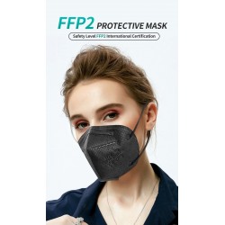 FFP2 - KN95 - PM2.5 - antibacterieel beschermend mond- / gezichtsmasker - 5-laags - herbruikbaar - 10/50/100 stuksMondmaskers