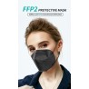 FFP2 - KN95 - PM2.5 - antibacterial protective mouth / face mask - 5-layer - reusable - 10 / 50 / 100 piecesMouth masks
