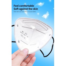 FFP2 - KN95 - PM2.5 - antibacterial protective mouth / face mask - 5-layer - reusable - 10 / 50 / 100 pieces