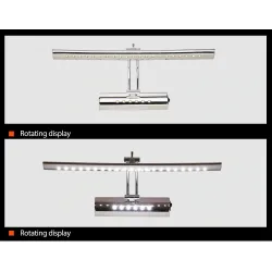 Moderne badkamerspiegellamp met schakelaar - LED lamp - RVS - waterdicht - 220V - 7W - 9WWandlampen
