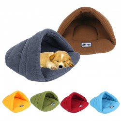 Zacht fleece bed - klein kennelhuis voor honden / kattenBedden & matten