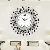 Moderne kristallen wandklok - ijzeren kunstontwerpKlokken