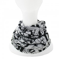 Multifunctionele muts - sjaal - ontwerp met letters - unisexPetten & Hoeden