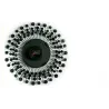 Modern crystal wall clock - iron art designClocks