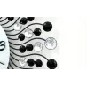 Modern crystal wall clock - iron art designClocks