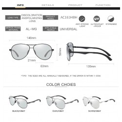 Klassische Sonnenbrille - photochrom - polarisiert - blendfrei - sicher für Nachtfahrten - UV400