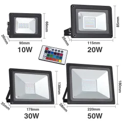 LED schijnwerper - buitenreflector - waterdicht - 20W - 30W - 50WVerlichting