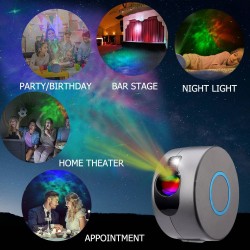 Starry sky projector - night lamp - remote control - LED - 5WStage & events lighting