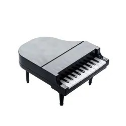 Pianovormige fruit / snacks vorken - tandenstokers - 9 stuksBestek