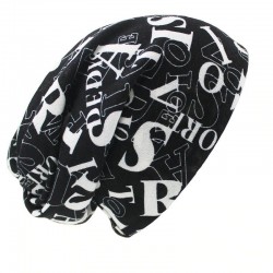 Multifunctionele muts - sjaal - ontwerp met letters - unisexPetten & Hoeden