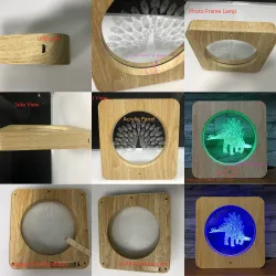 3D tandvormige nachtlamp - LED - USBVerlichting