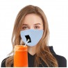 Mond / gezicht beschermend masker - herbruikbaar - met rietje om te drinkenMondmaskers