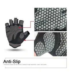 Weight lifting gloves - fitness - crossfit - half finger designFitness
