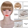Synthetic hair fringe - with clip - volumising - extension - wigWigs