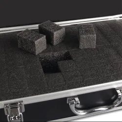 Portable - tools storage suitcase - aluminum box - impact resistance - with spongeElectronics & Tools