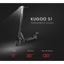 Kugoo S1 - elektrische step - 350W - 3 snelheidsmodi - 30km - opvouwbaarElektrische step