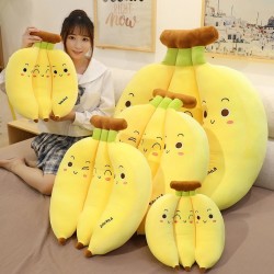 Bananenförmiges Kissen - Plüschtier - 35cm - 45cm
