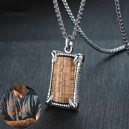 Palissander hanger - ketting - sleutelhanger - armbandHalskettingen