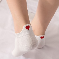 Kurze Socken - knöchellang - mit Herz - Unisex