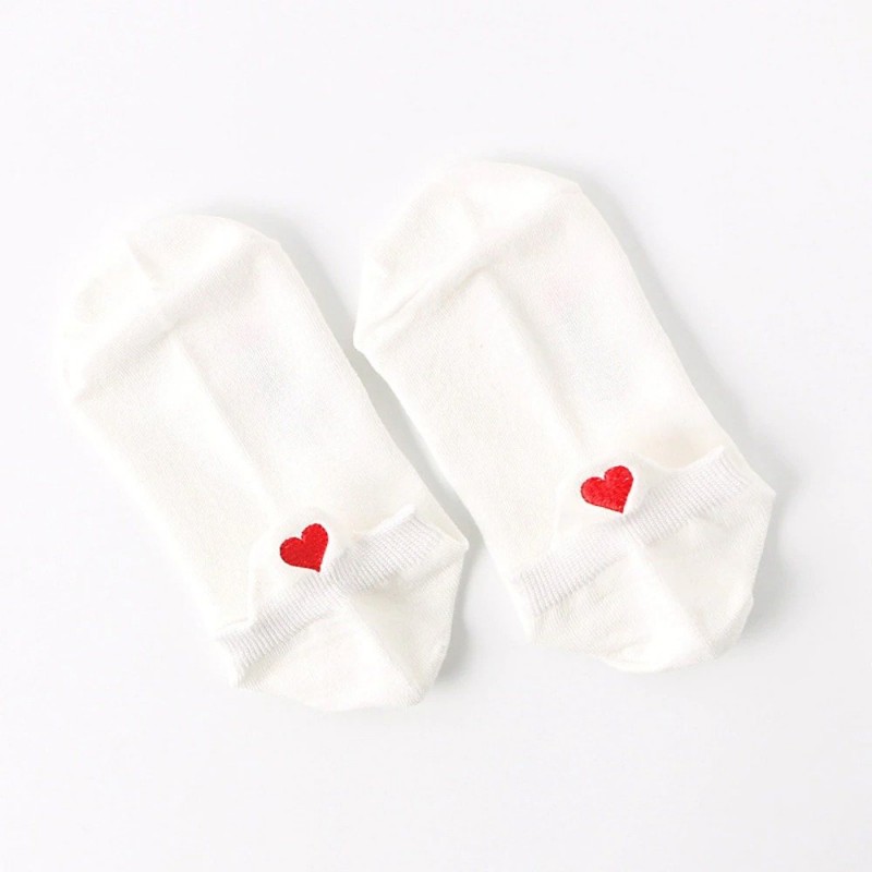 Kurze Socken - knöchellang - mit Herz - Unisex
