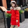 Dikke winterjas - met bontcapuchon - waterdichtKinderen
