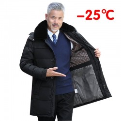 Winterdicke Jacke - mit abnehmbarer Kapuze und Kragen