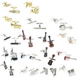 Muziekinstrumenten - manchetknopen van messingManchetknopen