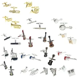 Muziekinstrumenten - manchetknopen van messingManchetknopen