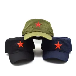 Baseballpet - legerhoed - met een rode sterHoeden & Petten