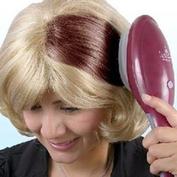 Electric hair dye comb