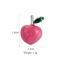 Pink apple brooch - pinBrooches