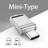 Geheugenstick - dubbele USB - 3.0 - type-C - draaibaar - 32GB - 64GB - 128GBUSB geheugen