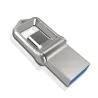 Geheugenstick - dubbele USB - 3.0 - type-C - draaibaar - 32GB - 64GB - 128GBUSB geheugen