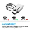Mini geheugenstick - dual USB - 3.0 - OTG type-C - waterdicht - draaibaar - 32GB - 64GB - 128GBUSB geheugen