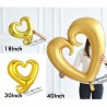 Hartvormige ballon - Valentijnsdag / bruiloften / feestdecoratie - 18 / 30 / 40 inchBallonnen