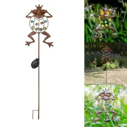 Kikkervormige tuinlamp - solar - waterdichtSolar verlichting