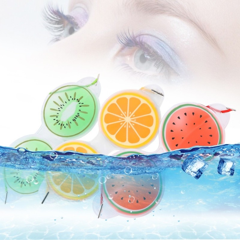 Gel eye mask - compress - fatigue / eye bags removal - fruits shape