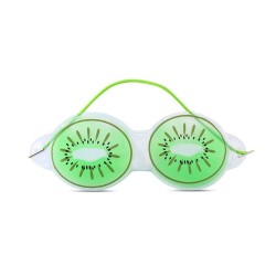 Gel-oogmasker - kompres - vermoeidheid / verwijdering van oogzakken - vruchtvorm